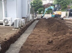 3ブロック積工事・砕石基礎工_コピー