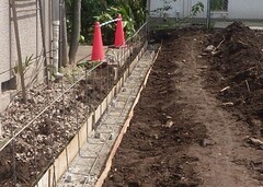 5基礎型枠及び配筋状況②_コピー